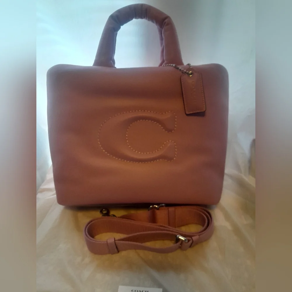 New Coach Pillow Tote (Pink Tulip Color) ๐ธ NWT ๐ธ - Picture 10 of 15